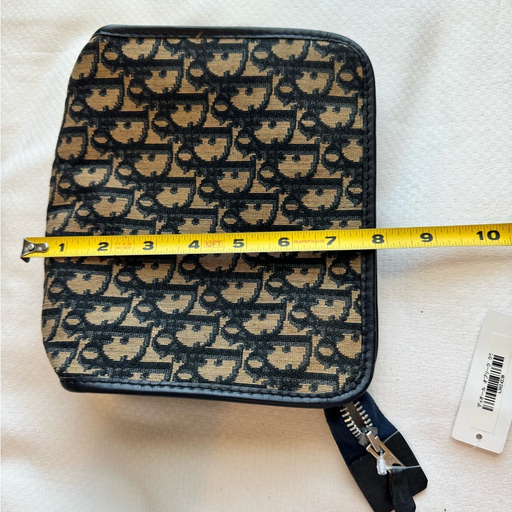 Dior Blue and Tan Clutch - Picture 3 of 16